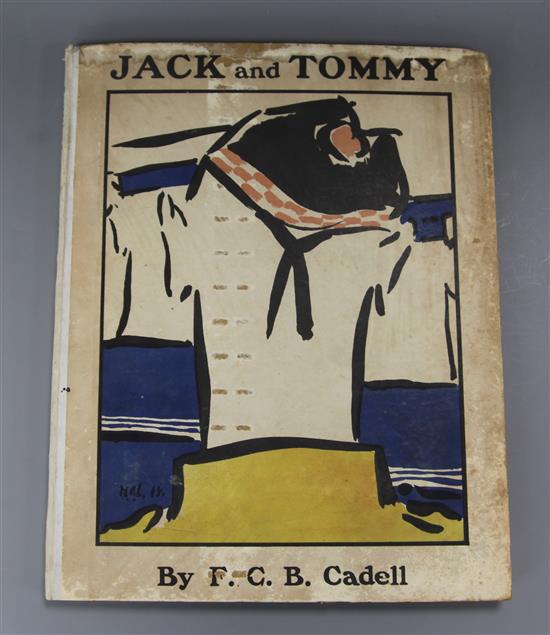 Cadell, Francis Campbell Boileau - Jack and Tommy, 1st edition, with the artists presentation inscription,